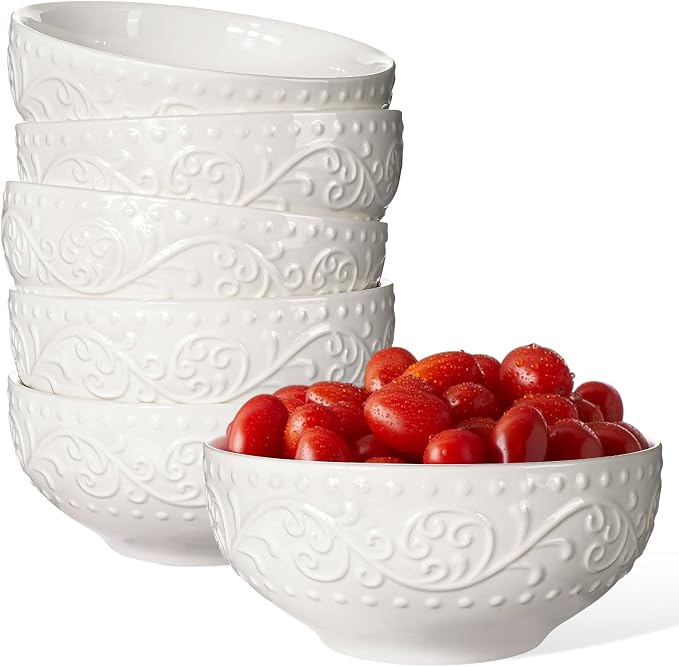 Cereal Bowls 26 OZ, Ceramic Soup Bowls by Artena