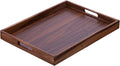 Wooden Serving Tray with Handles, Wood Decorative Trays by JIMMYLUCKY