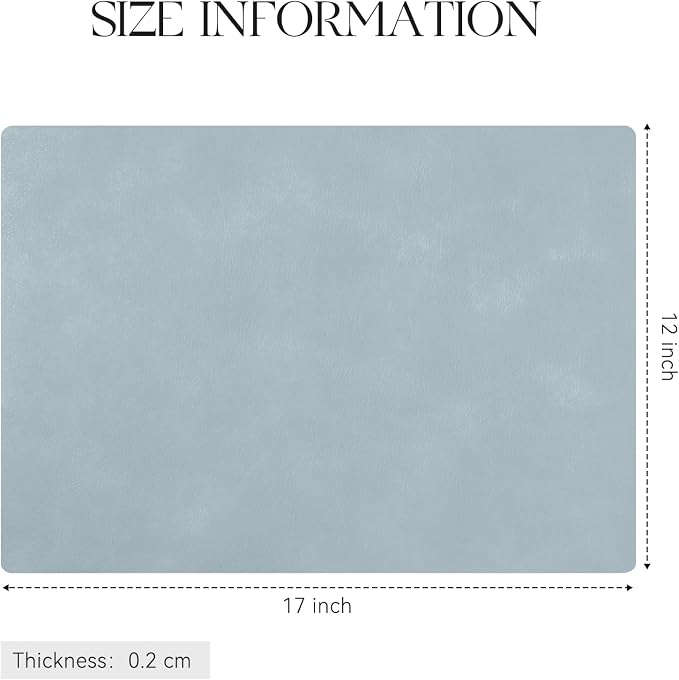 MOSAYT Vinyl Placemats Set of 4-12 X 17 Inch - Image 7