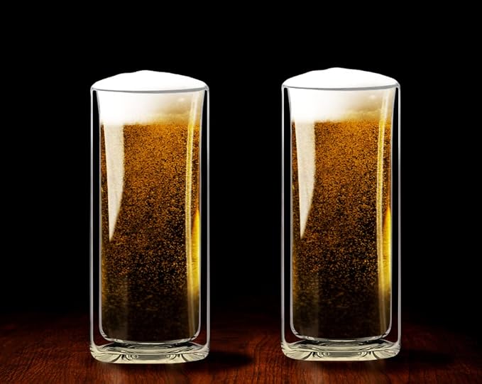 Sun's Tea Double Wall Insulated Glass Tumbler, 16oz Highball Glass Cups - Image 6