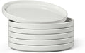 E-far 7.9 Inch Ceramic Dinner Plates, 6-Piece Stoneware Salad Plates, Chip & by E-far