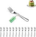 Dessert Forks Set of 12, Berglander Stainless Steel 5.5“ Cake Fork by Berglander