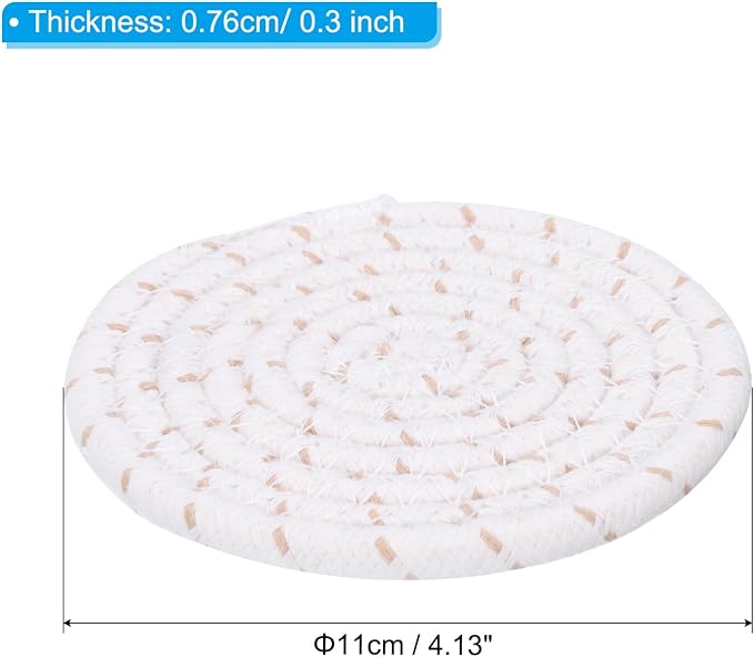 uxcell 8 Pcs Drink Coasters - Image 2