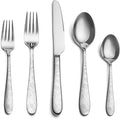 40 Piece Silverware Set Service by EIUBUIE