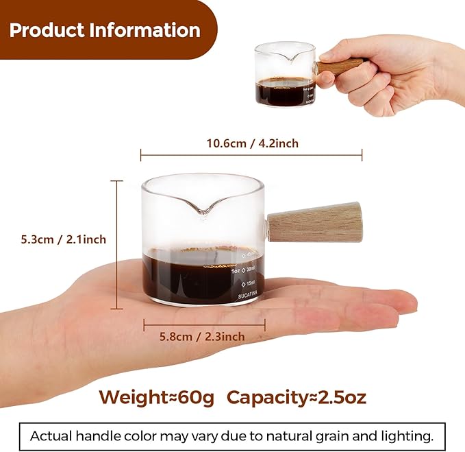 YARRAMATE 2.5oz Espresso Shot Cups, 2 Pack - Image 2