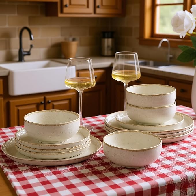 AmorArc Stoneware Dinnerware Sets - Image 7