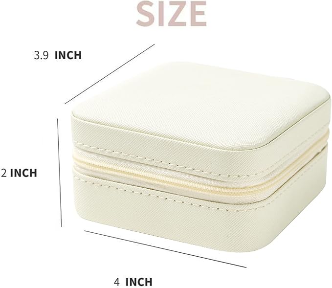 KElofoN Travel jewelry case Travel jewelry box Travel Jewelry Organizer Small - Image 2