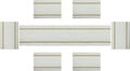PIGCHCY Luxurious Placemats and Table Runner Set, Stylish Durable Placemats Set by PIGCHCY
