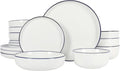Gibson Home Oslo 16-Piece Porcelain Ceramic Chip & Scratch Resistant Dishes by GibsonHomewares