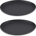FillTouch 2 Pcs Restaurant Serving Trays PP Plastic Non Slip Rubber Lined Large by FillTouch