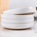AmorArc 8.75'' Large Ceramic Pasta Bowls, 38oz Handpainted Stoneware Bowls Set by AmorArc