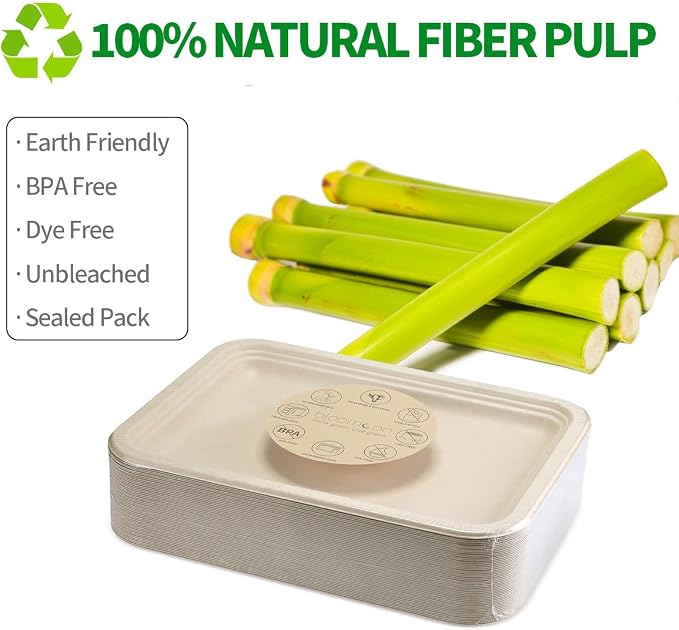 50 Pack 14 Inch Disposable Food Trays - Image 7