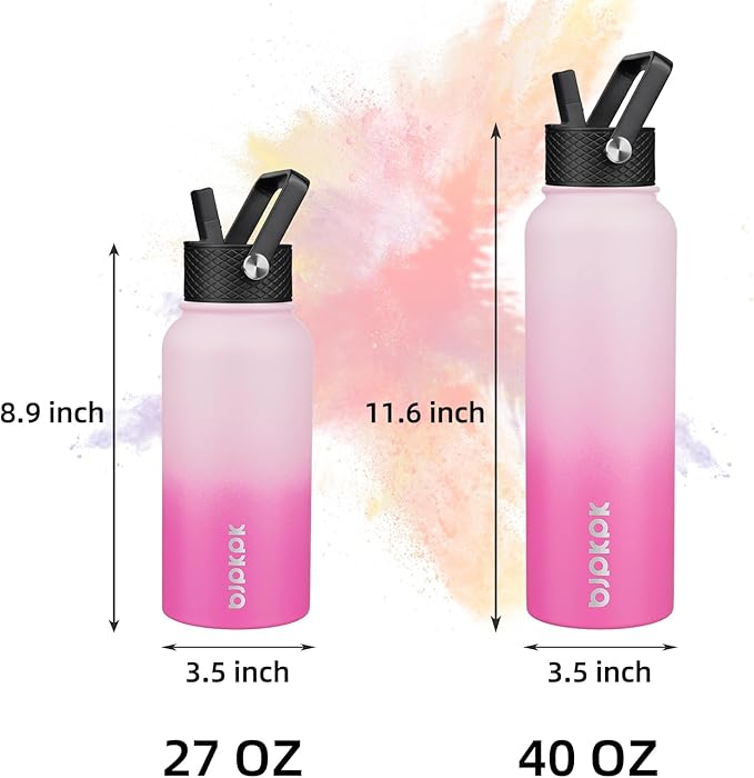 BJPKPK 40oz Insulated Water Bottle - Image 4