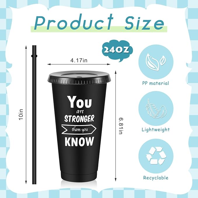 Uiifan 50 Pcs Inspirational Cups Bulk - Image 2