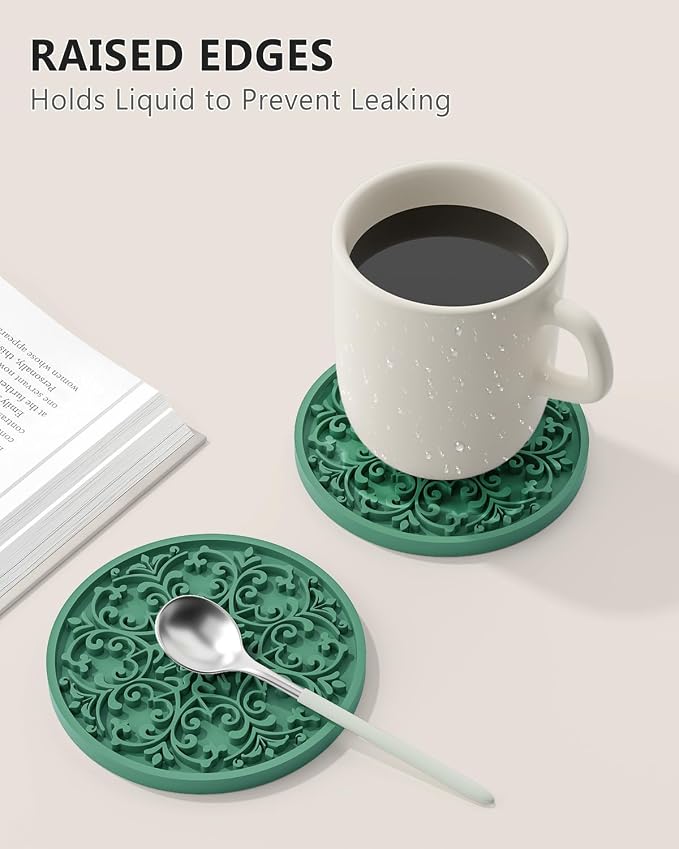 Drink Coasters, Coasters Set of 6 - Image 3