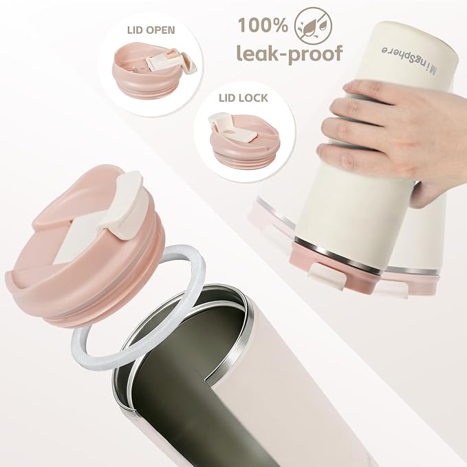 12oz Insulated Stainless Steel Coffee Cup - Image 4