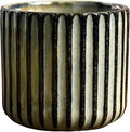Vintage Ceramic Mug, Japanese Tea Cup 6oz Striped Cup No Handle Drinking Cup by Unknown