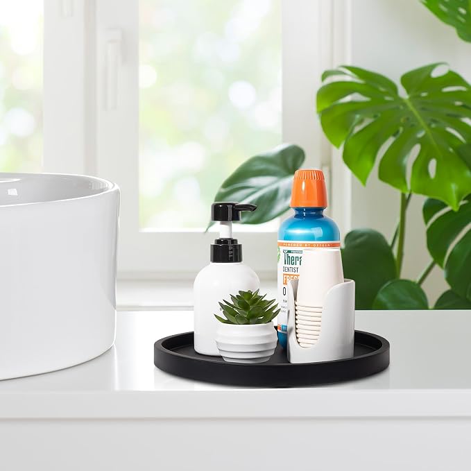 Silicone Bathroom Tray Coffee Table Decor Perfume Organizer, Waterproof - Image 2