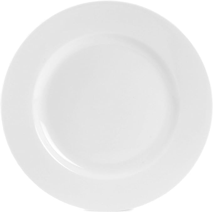 Everyday White Classic Rim Set of 4 Salad Plates, 8.25 inch - Image 2