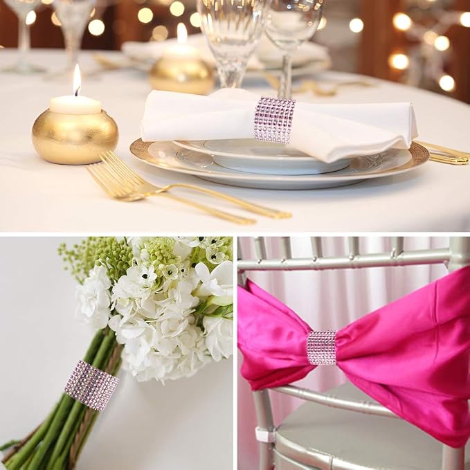 Accmor 50pcs Napkin Rings, DIY Decoration - Image 5