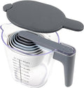 Stackable 10-Piece Measuring Cups and Spoons Set by Recogwood