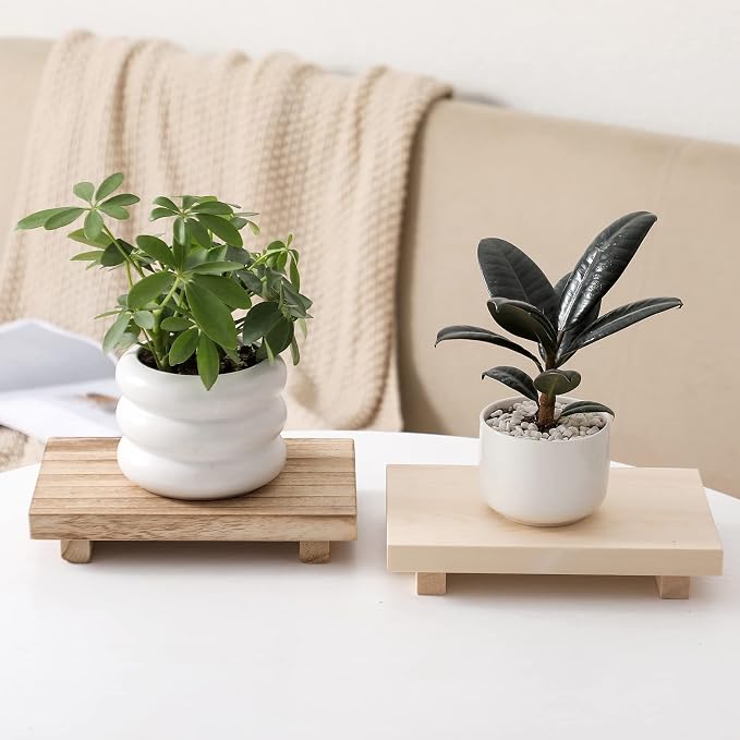 Wood Bathroom Tray Farmhouse Decor Kitchen Soap Holder, Lightweight, Easy Clean - Image 5