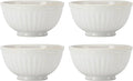 Lenox French Perle Groove White All-Purpose Bowls, Salad Bowl Set by Lenox