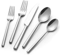 Alata Potter 20-Piece Forged Silverware Set Stainless Steel Flatware Set by Alata