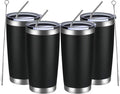 MEWAY 20oz Tumbler 4 Pack Double Wall Vacuum Insulated Travel Mug Bulk by MEWAY