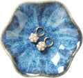 Lotus Leaf Shape Ring Holder Dish, Small Key Bowl, Ceramic Trinket Tray Jewelry by JAMEND+CLXP