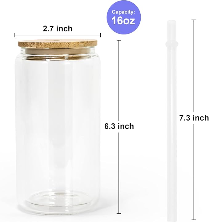AGH 16OZ Sublimation Snow Globe Glass - Image 2
