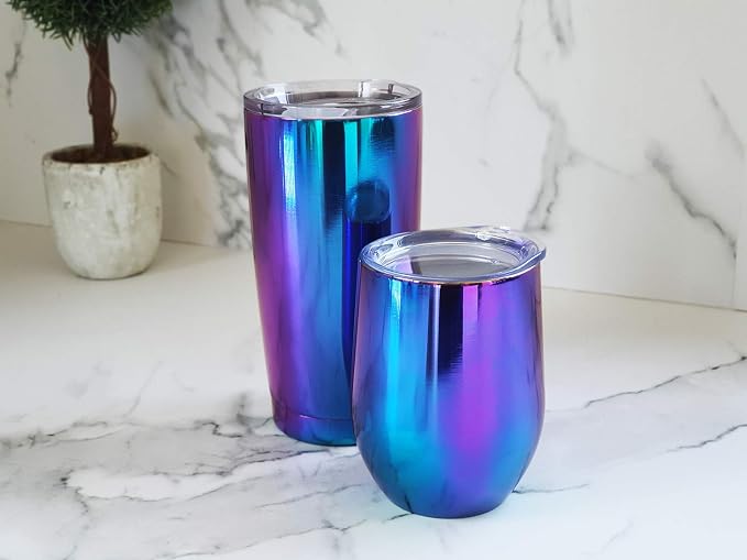CHILLOUT LIFE 12 oz Stainless Steel Wine Tumbler - Image 6