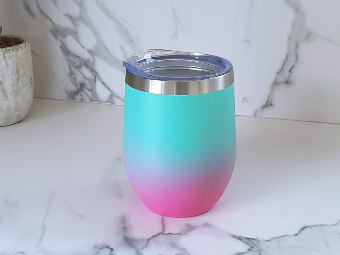 CHILLOUT LIFE 12 oz Stainless Steel Wine Tumbler - Image 8