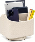 UnionBasic Rotating Desk Organizer, 360 Desk Spinning Caddy, Desktop TV by UnionBasic