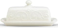 Lenox French Perle Covered Butter Dish by Lenox
