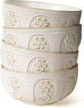 Soup Bowls 32 OZ, Cereal Bowls Set of 4, Dishwasher Microwave Safe, 6.3 Inch by Artena