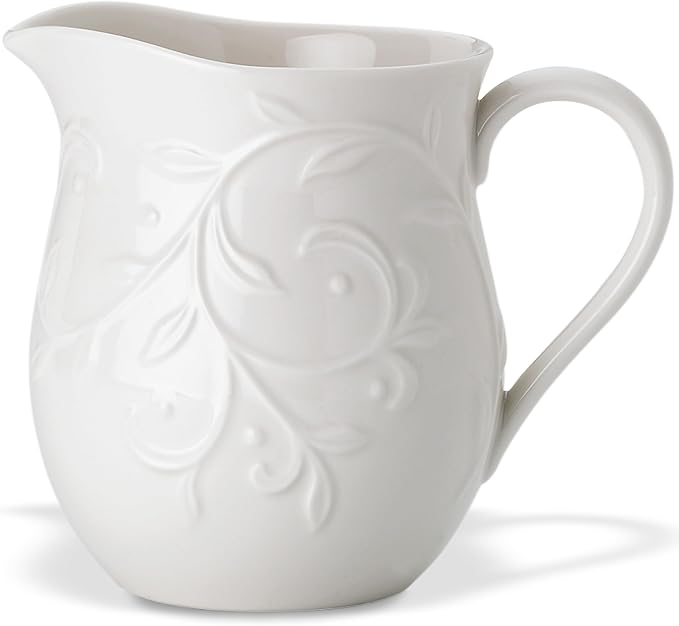 Lenox Opal Innocence Carved Creamer - by Lenox