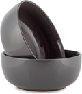 Elanze Designs Bistro Glossy Ceramic 8.5 inch Large Serving Bowls Set of 2 by ElanzeDesigns