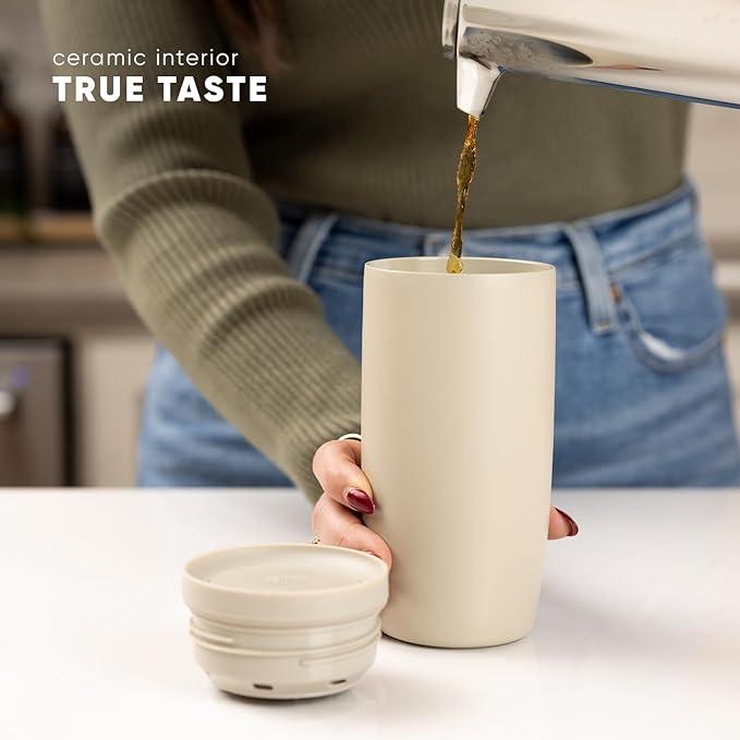 Simple Modern Halloween Travel Coffee Mug 360° Lid | 16oz | White | Voyager - Image 6