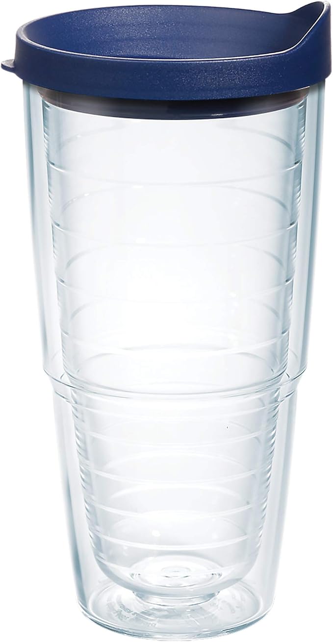 Tervis Made in USA Double Walled Clear & Colorful Lidded Insulated Tumbler Cup by TervisTumblerCompany