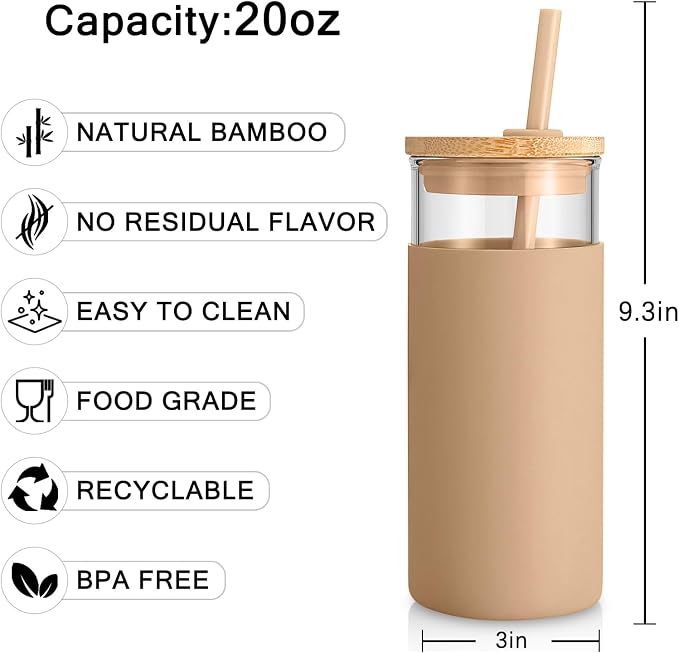 Tronco 20 oz Glass Tumbler - Image 2
