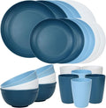 Quatish 24 Piece Plates and Bowls Sets by Quatish
