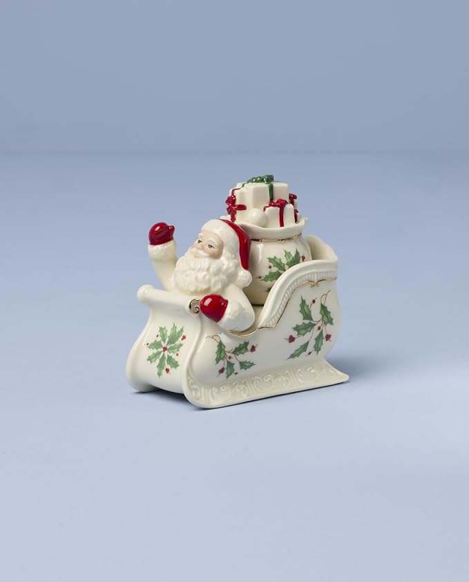Lenox 897754 Holiday Figural Salt & Pepper Set, Christmas Dishes, Festive - Image 4