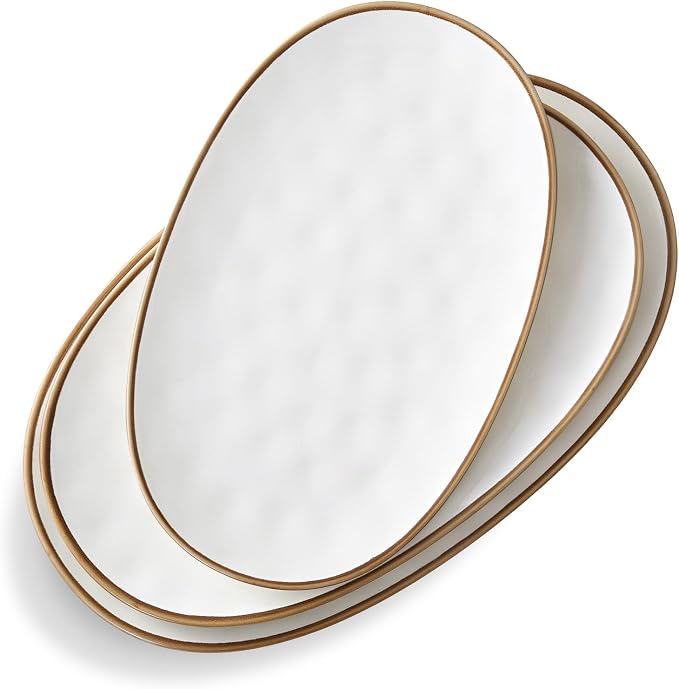 Ceramic Oval Serving Platter by Culivora