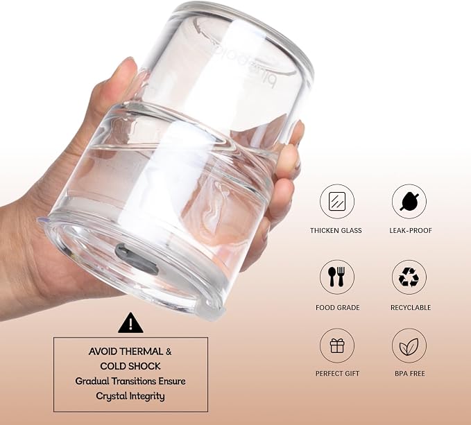 BLUEPOLAR 13oz/400ml Glass Water Tumbler - Image 3