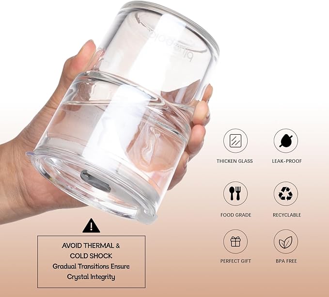 BLUEPOLAR 13oz/400ml Glass Water Tumbler - Image 5