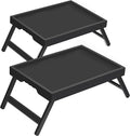 Bamboo Breakfast Trays with Folding Legs, laptops and serving in bed. by Unknown