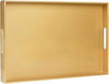 Gold Decorative Tray for Coffee Table, Serving Tray by MAONAME