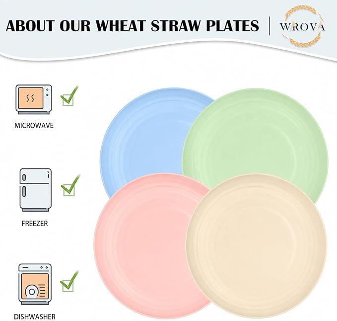 Premium Wheat Straw Plates - Image 4