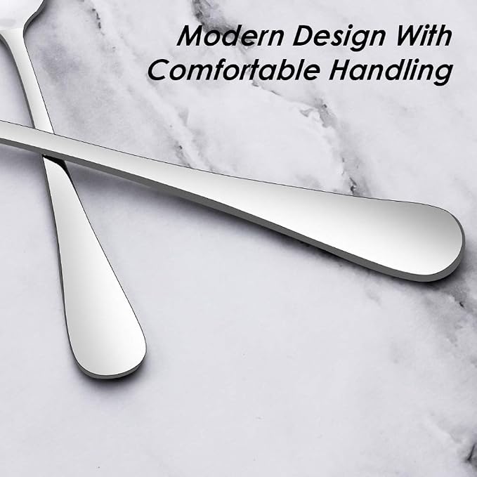 Set of 12, Stainless Steel Dinner Forks and Spoons, findTop Heavy-duty Forks - Image 4
